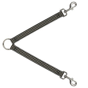 Dog Leash Splitter - Micro Polka Dots Black/White Dog Leash Splitters Buckle-Down   