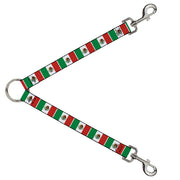 Dog Leash Splitter - Mexico Flags Dog Leash Splitters Buckle-Down   