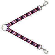 Dog Leash Splitter - Malverde Repeat Dog Leash Splitters Buckle-Down   