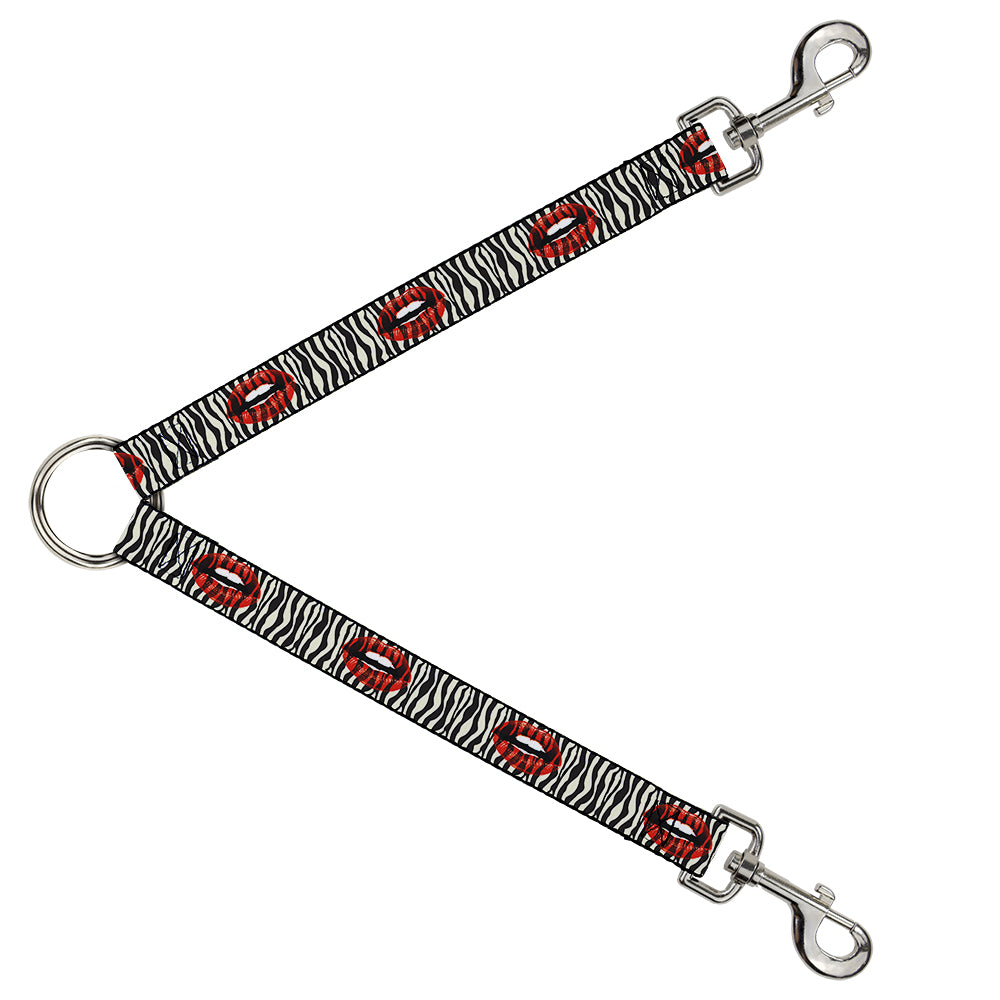 Dog Leash Splitter - Mouth Zebra Dog Leash Splitters Buckle-Down   