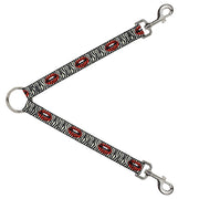 Dog Leash Splitter - Mouth Zebra Dog Leash Splitters Buckle-Down   