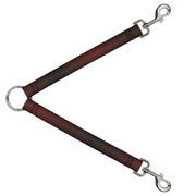 Dog Leash Splitter - Micro Polka Dots Transitions Black/Red Dog Leash Splitters Buckle-Down   