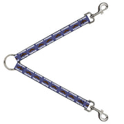 Dog Leash Splitter - Mustache 'Stache-Tastic Dog Leash Splitters Buckle-Down   