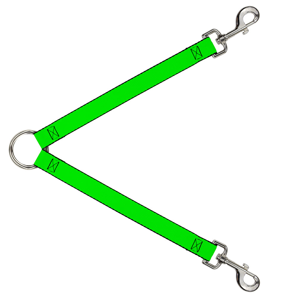 Dog Leash Splitter - Neon Green Dog Leash Splitters Buckle-Down   