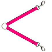 Dog Leash Splitter - Neon Pink Print Dog Leash Splitters Buckle-Down   