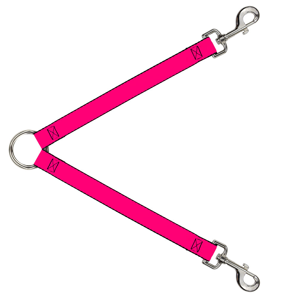 Dog Leash Splitter - Neon Pink Print Dog Leash Splitters Buckle-Down   
