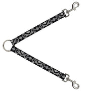 Dog Leash Splitter - Navajo2 Black/Gray Dog Leash Splitters Buckle-Down   