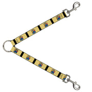 Dog Leash Splitter - New Jersey Flags/Black Dog Leash Splitters Buckle-Down   
