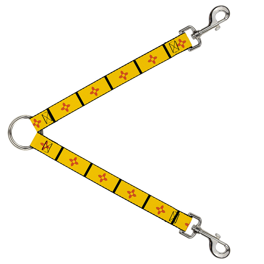 Dog Leash Splitter - New Mexico Flag/Black Dog Leash Splitters Buckle-Down   