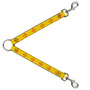 Dog Leash Splitter - New Mexico Flag Yellow Red Dog Leash Splitters Buckle-Down   