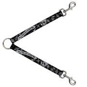 Dog Leash Splitter - Only God Can Judge Me Black/White Dog Leash Splitters Buckle-Down   