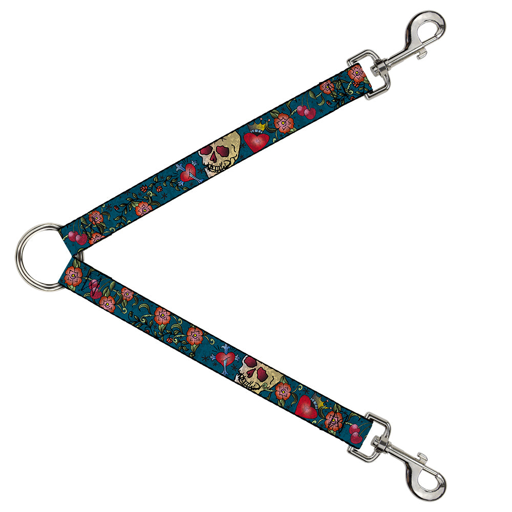 Dog Leash Splitter - Only God Can Judge Me CLOSE-UP Blue Dog Leash Splitters Buckle-Down   