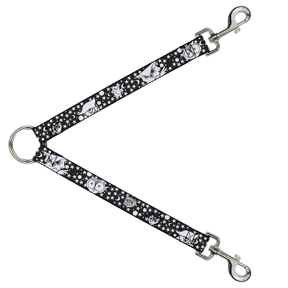 Dog Leash Splitter - Owl Expressions Black/White Dog Leash Splitters Buckle-Down   