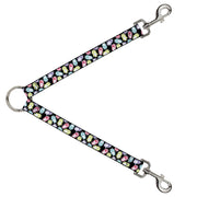 Dog Leash Splitter - Owl Sketch Black/White/Multi Color Dog Leash Splitters Buckle-Down   