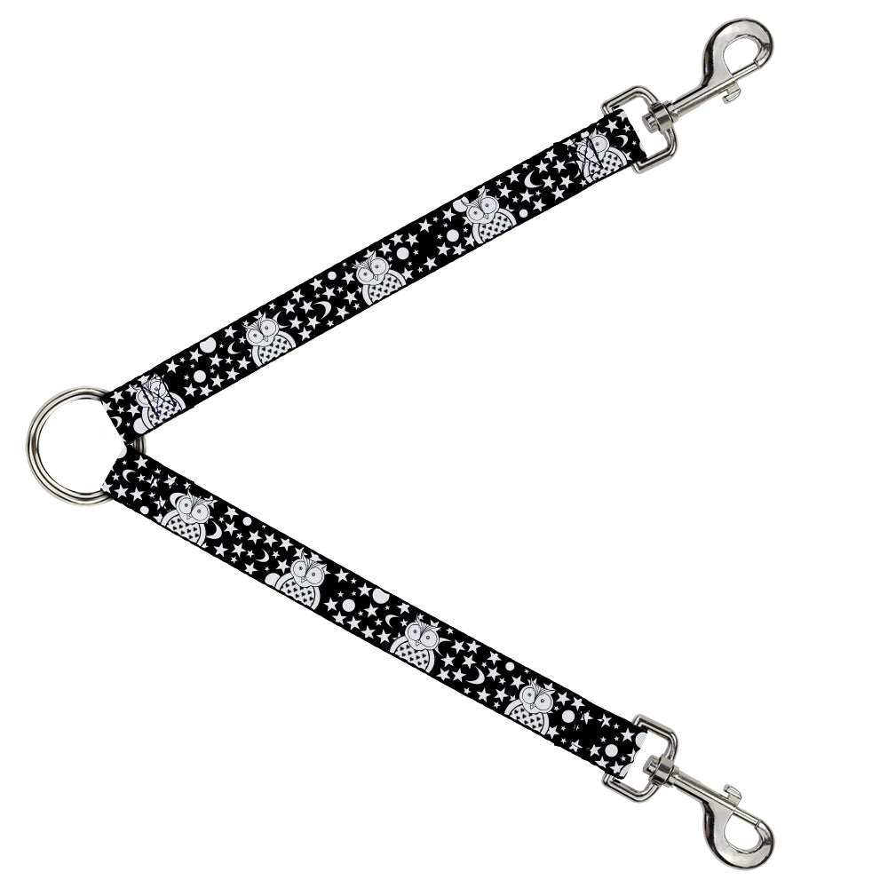 Dog Leash Splitter - Owls Black/White2 Dog Leash Splitters Buckle-Down   