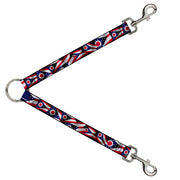 Dog Leash Splitter - Ohio Flags Stacked Dog Leash Splitters Buckle-Down   