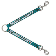 Dog Leash Splitter - ORANGE COUNTY/Palm Trees Blue/Brown/Light Blue Dog Leash Splitters Buckle-Down   