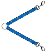 Dog Leash Splitter - Oklahoma State Flag Sky Blue White Dog Leash Splitters Buckle-Down   