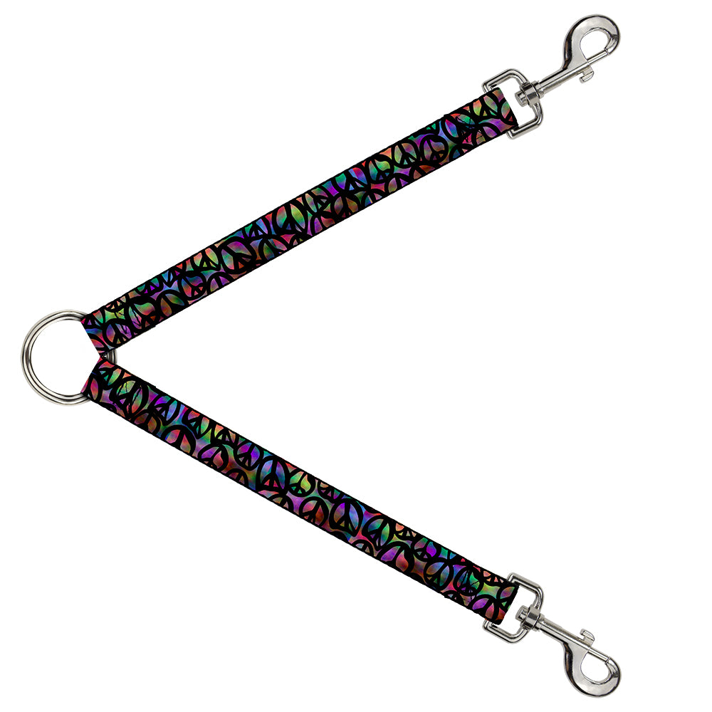 Dog Leash Splitter - Peace Psychedelic Dog Leash Splitters Buckle-Down   