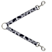 Dog Leash Splitter - Peace Sketch Black/White Dog Leash Splitters Buckle-Down   