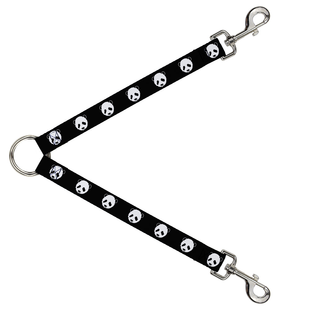 Dog Leash Splitter - Panda Bear Repeat Dog Leash Splitters Buckle-Down   