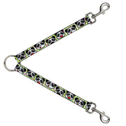 Dog Leash Splitter - Panda Bear Cartoon Bamboo Dog Leash Splitters Buckle-Down   