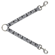 Dog Leash Splitter - Peace w/Wings Gray Dog Leash Splitters Buckle-Down   