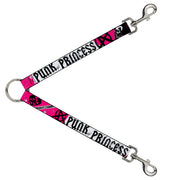 Dog Leash Splitter - Punk Princess w/Zippers & Skulls Dog Leash Splitters Buckle-Down   