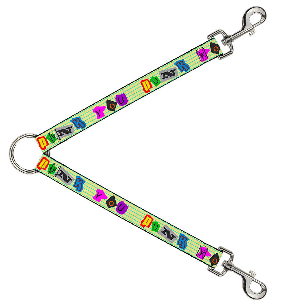 Dog Leash Splitter - Punk You Legal Pad/Full Color Dog Leash Splitters Buckle-Down   