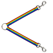 Dog Leash Splitter - Rainbow Print Dog Leash Splitters Buckle-Down   