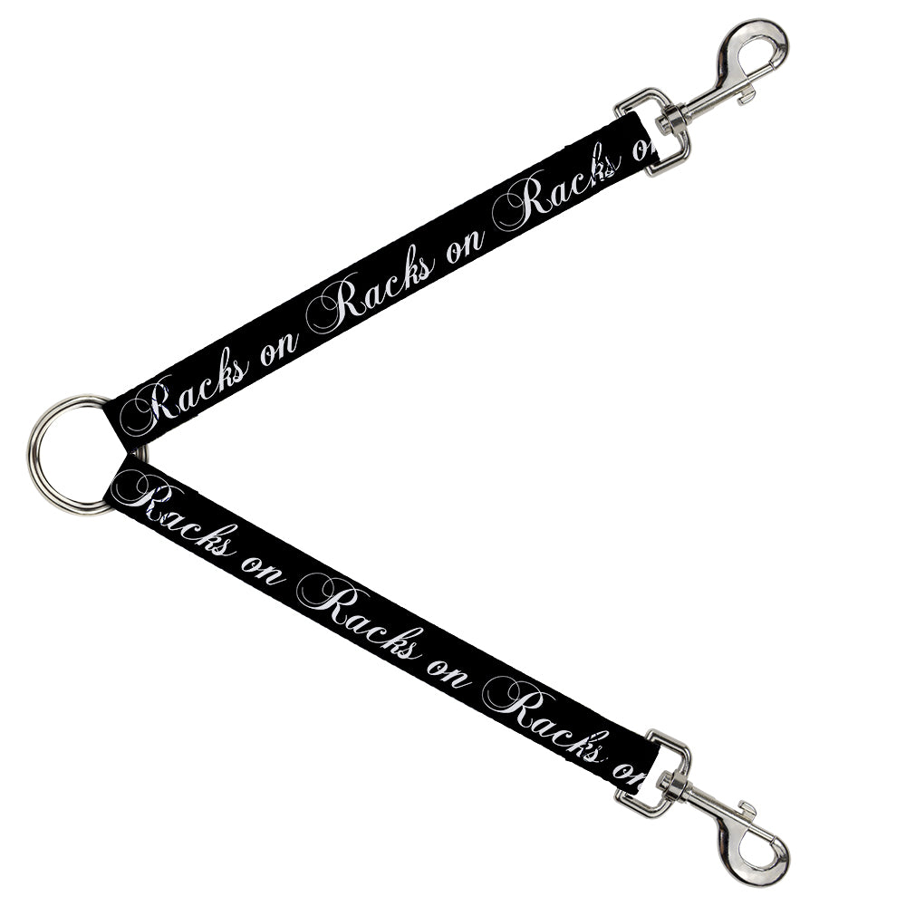 Dog Leash Splitter - RACKS ON RACKS Black/White Dog Leash Splitters Buckle-Down   