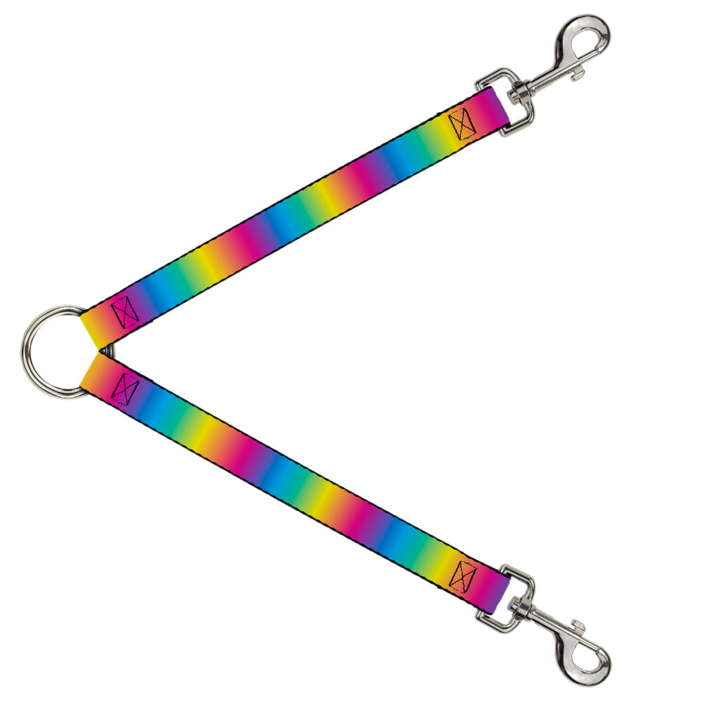 Dog Leash Splitter - Rainbow Ombre Dog Leash Splitters Buckle-Down   