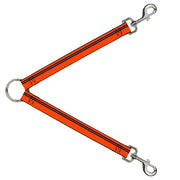 Dog Leash Splitter - Racing Stripe Orange/Navy Dog Leash Splitters Buckle-Down   
