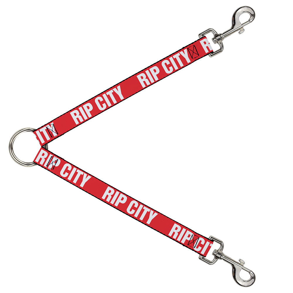 Dog Leash Splitter - RIP CITY Red/White Dog Leash Splitters Buckle-Down   