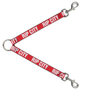 Dog Leash Splitter - RIP CITY Red/White Dog Leash Splitters Buckle-Down   