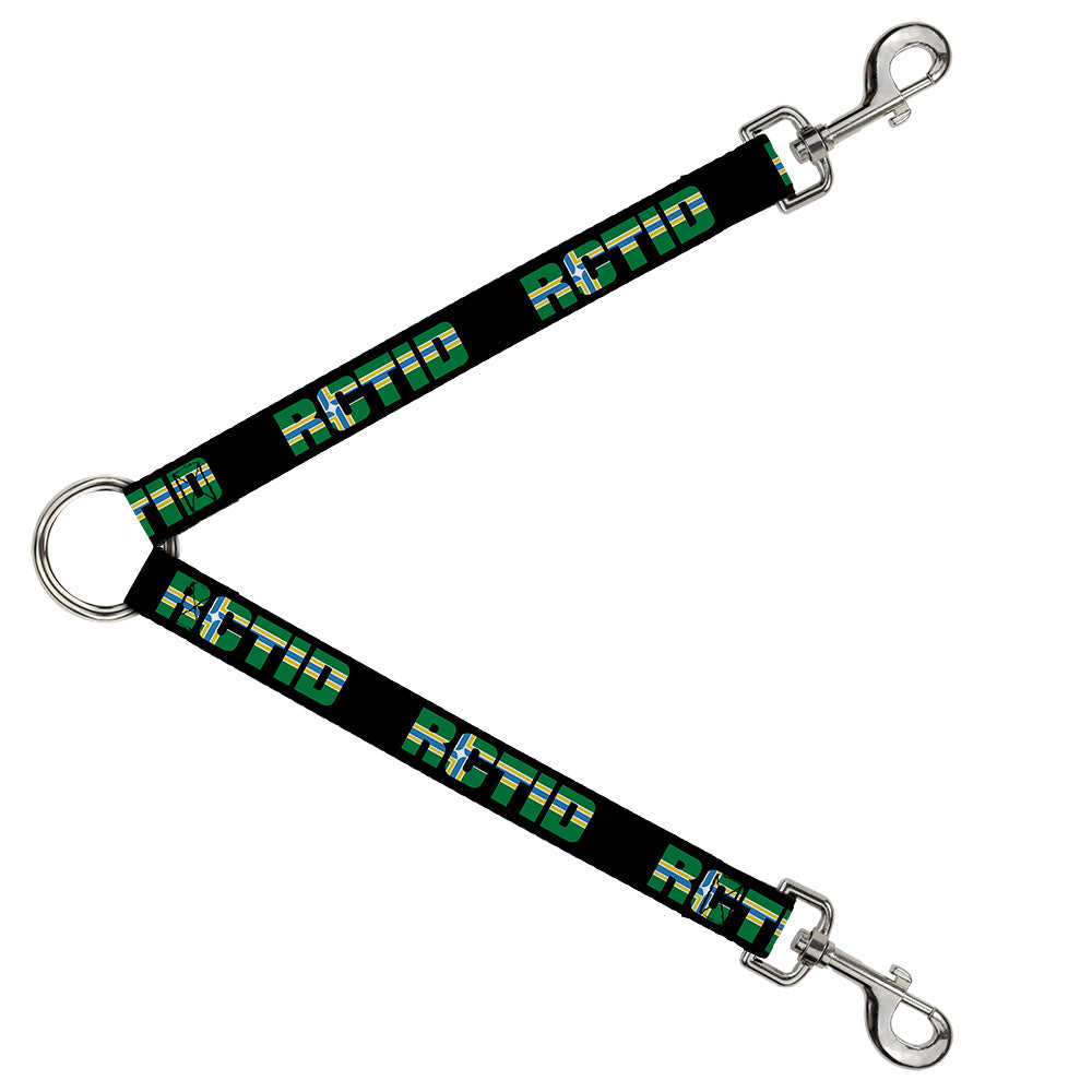 Dog Leash Splitter - RCTID Black/Portland Flag Dog Leash Splitters Buckle-Down   