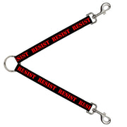 Dog Leash Splitter - RESIST Stencil Black/Red Dog Leash Splitters Buckle-Down   