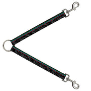 Dog Leash Splitter - Racing Stripes Digital Camo Black Gray Green Blue Red Dog Leash Splitters Buckle-Down   