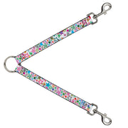 Dog Leash Splitter - Stargazer White/Multi Color Dog Leash Splitters Buckle-Down   