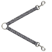 Dog Leash Splitter - Skull Yard Black/White Dog Leash Splitters Buckle-Down   