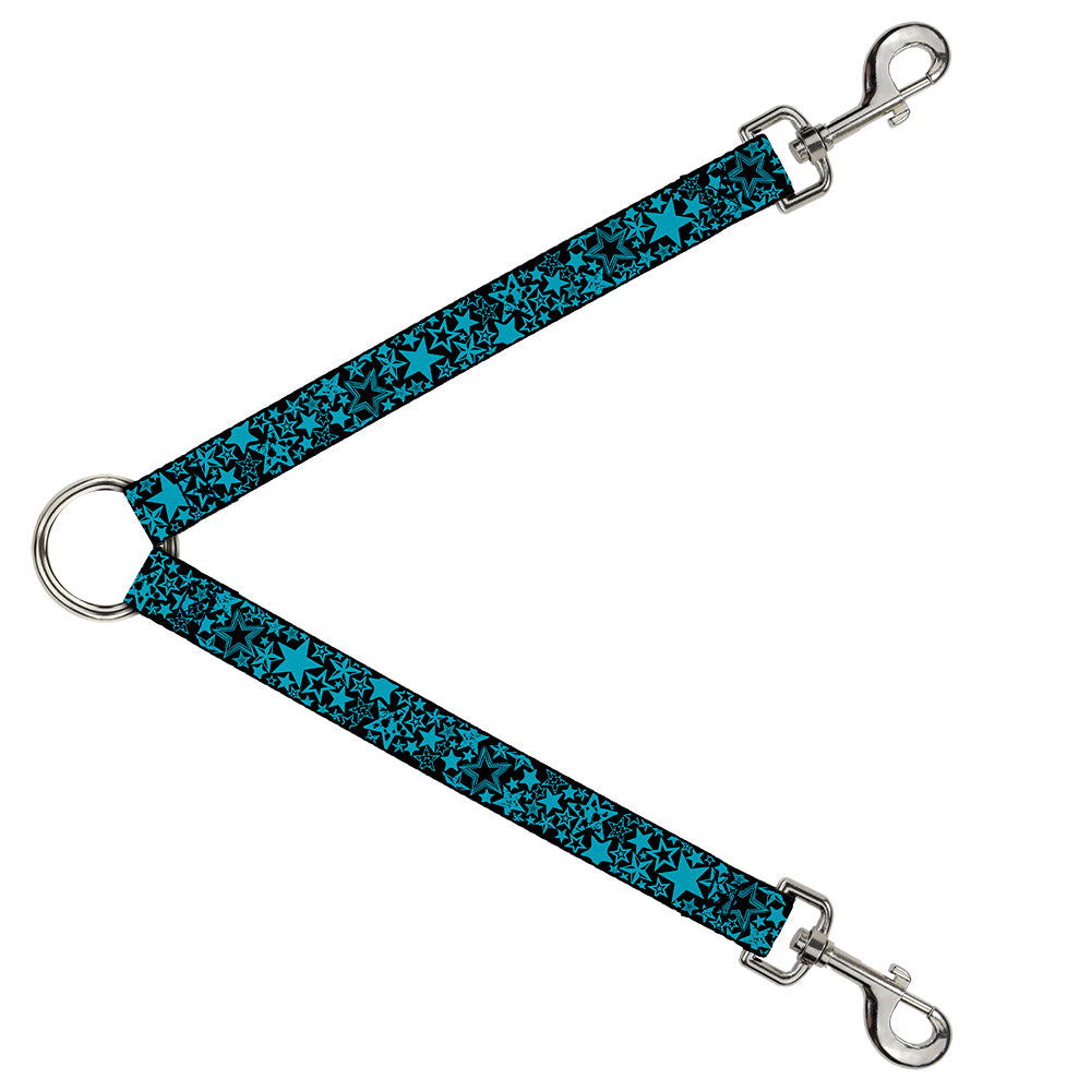 Dog Leash Splitter - Stargazer Black/Blue Dog Leash Splitters Buckle-Down   