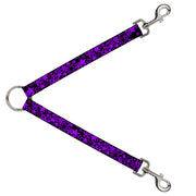 Dog Leash Splitter - Stargazer Black/Purple Dog Leash Splitters Buckle-Down   