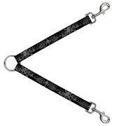 Dog Leash Splitter - Skull & Dagger w/Filigree Black/Gray Dog Leash Splitters Buckle-Down   