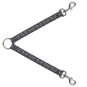 Dog Leash Splitter - Sleeve Skulls Black/Gray Dog Leash Splitters Buckle-Down   