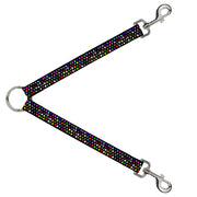 Dog Leash Splitter - Suits $$$ Black/Multi Color Dog Leash Splitters Buckle-Down   