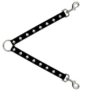 Dog Leash Splitter - Spade Black/White Dog Leash Splitters Buckle-Down   