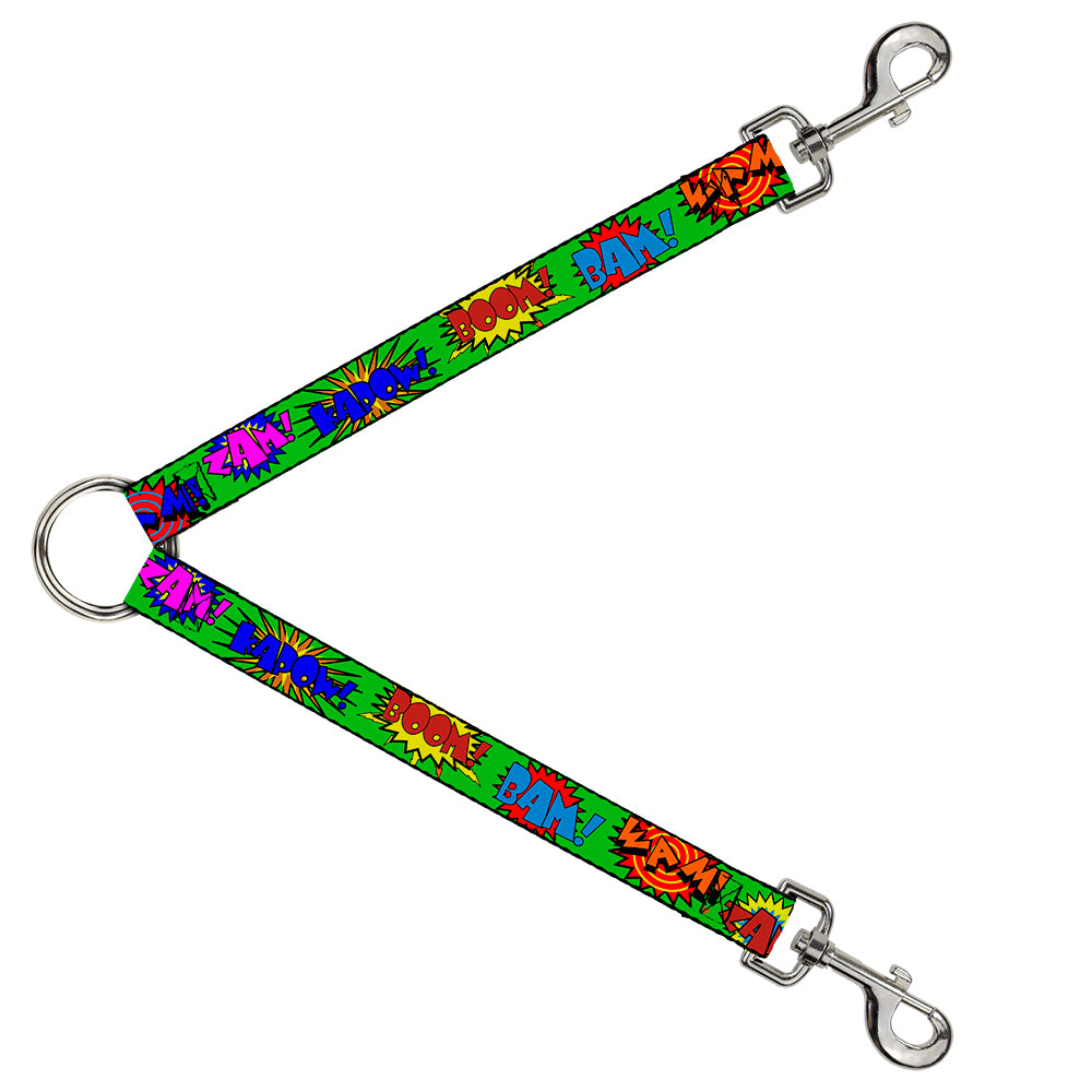 Dog Leash Splitter - Sound Effects Green/Multi Color Dog Leash Splitters Buckle-Down   