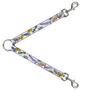 Dog Leash Splitter - Sound Effects White/Pastel Dog Leash Splitters Buckle-Down   