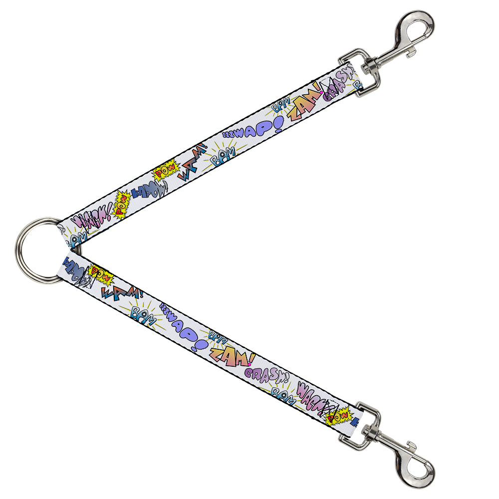 Dog Leash Splitter - Sound Effects White/Pastel Dog Leash Splitters Buckle-Down   
