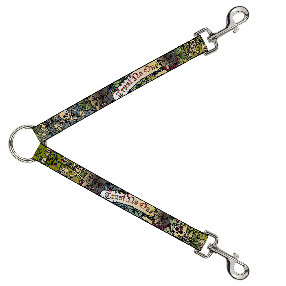 Dog Leash Splitter - Trust No One Pink Dog Leash Splitters Buckle-Down   